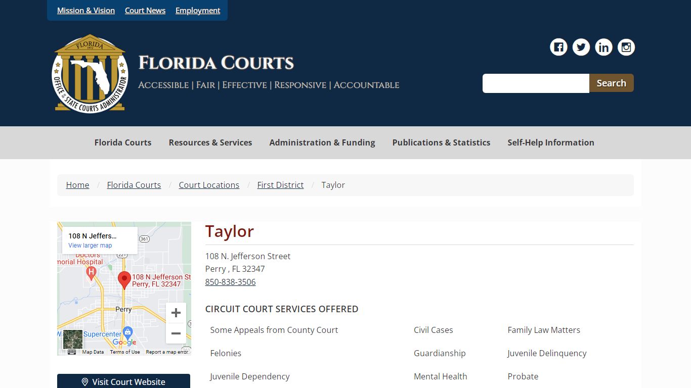 Taylor - Florida Courts